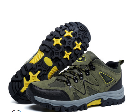 Outdoor Hiking Waterproof Non-slip Low-cut Hiking Shoes.