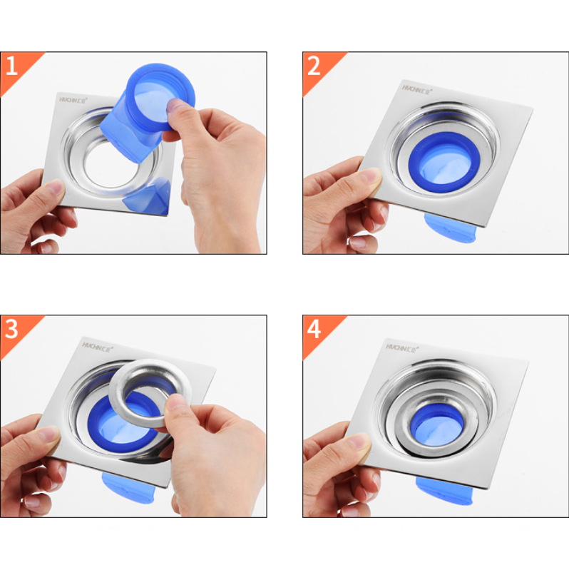 Floor Drain, Deodorant, Anti-overflow Silicone.