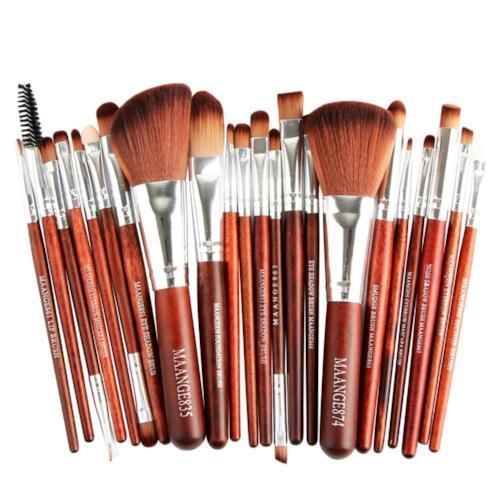 22 Piece Cosmetic Makeup Brush Set.