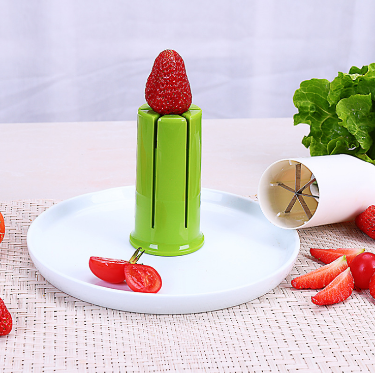 Creative Vegetable Cutters Fruit Kitchen Cucumber Carrot Divider Strawberry Slicer Splitter.