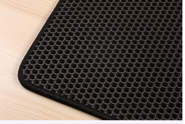 Pet Cat Litter Mat Pet Supplies EVA Double Cat Litter Mat.