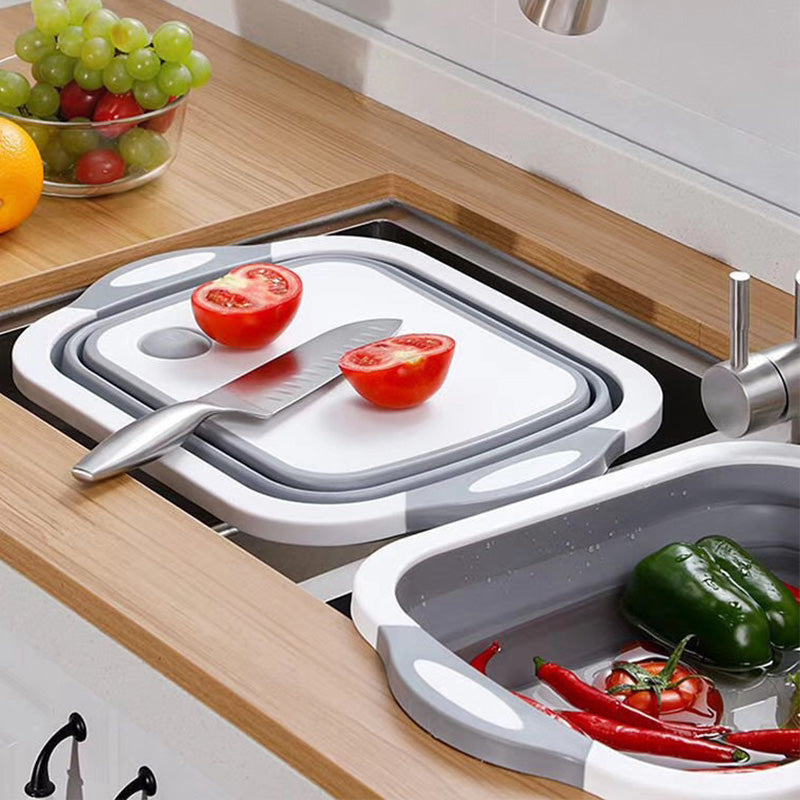 Plastic Multifunctional Folding Cutting Board.