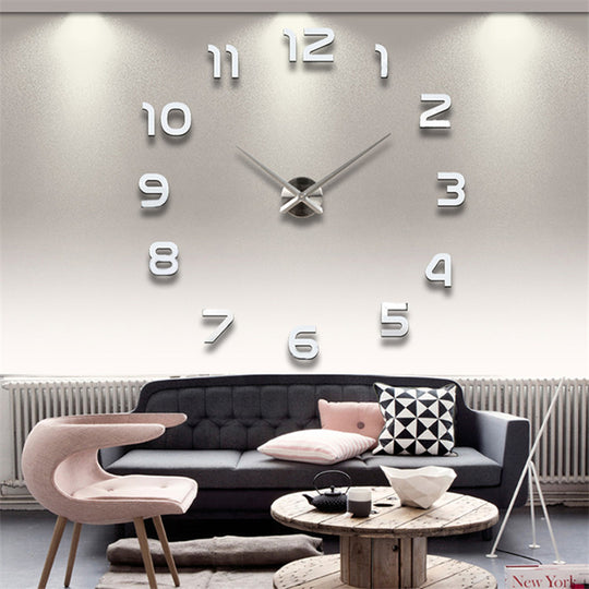Creative Diy Clock Wall Clock Living Room Home