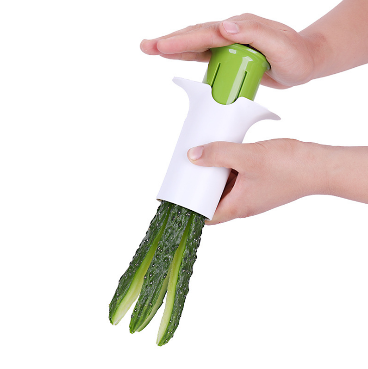 Creative Vegetable Cutters Fruit Kitchen Cucumber Carrot Divider Strawberry Slicer Splitter.