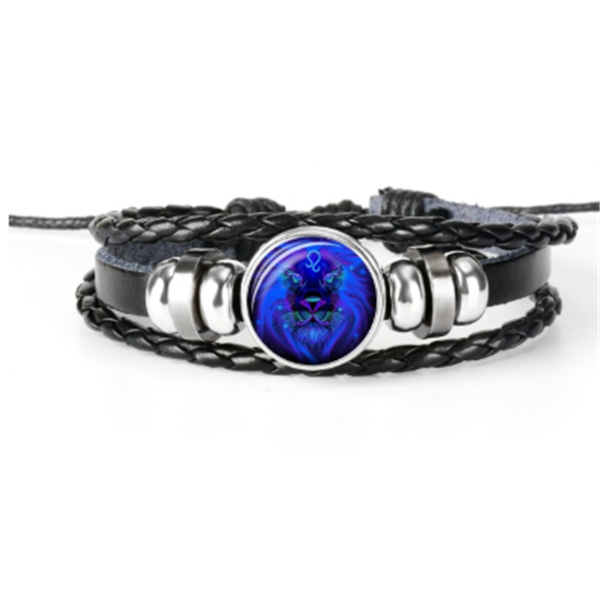 Zodiac Constellation Bracelet Braided Design Bracelet For Men Women Kids.