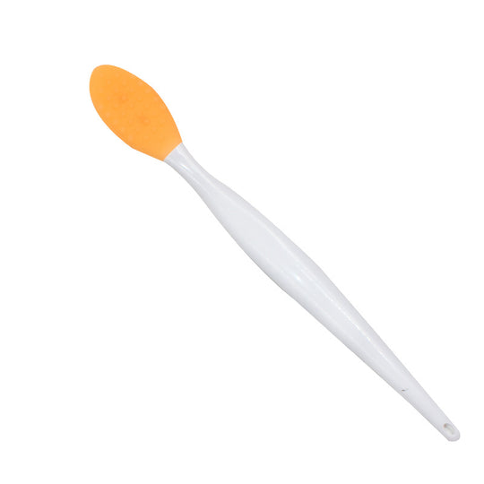 Silicone nose cleaning brush.