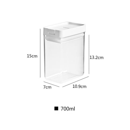 Kitchen food storage canisters  plastic sealed containers household food containers.