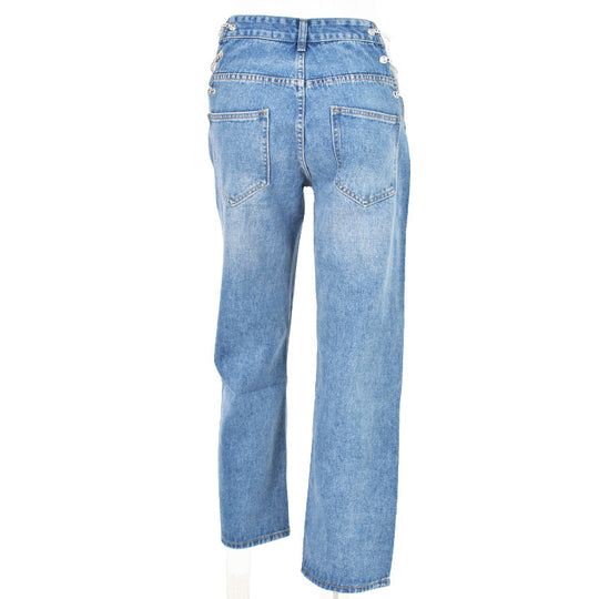 Women's Fashion High Waist Jeans