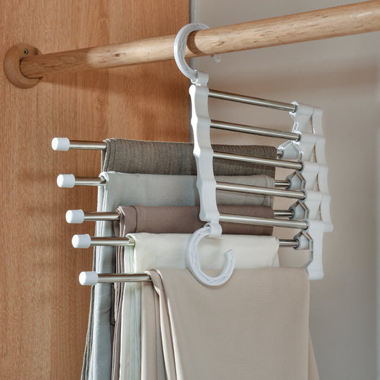 Telescopic Folding Multifunctional Pants Rack Pants Hanger Household.