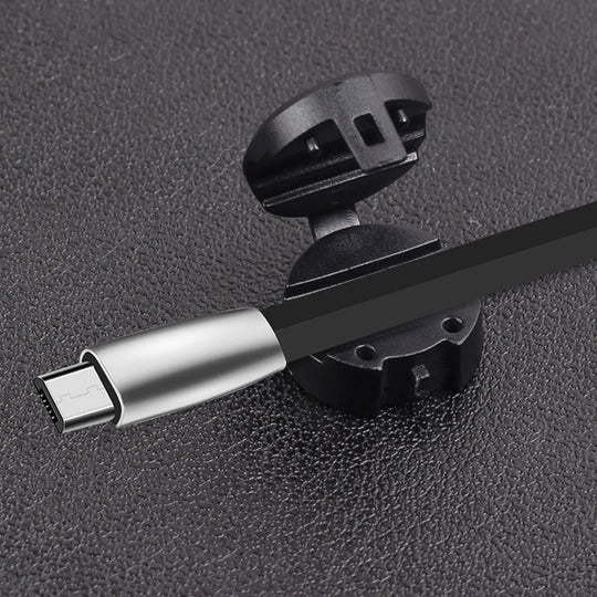 Carbon Fiber Texture Magnetic Cable Organizer Cable Clip Data Cable Storage Set.