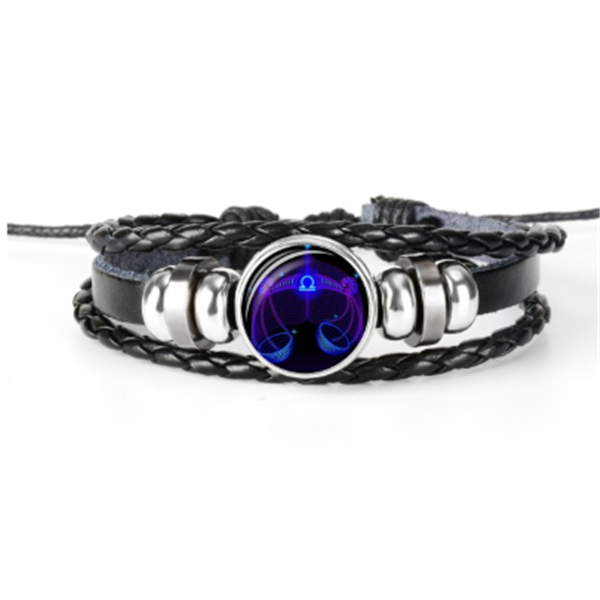 Zodiac Constellation Bracelet Braided Design Bracelet For Men Women Kids.