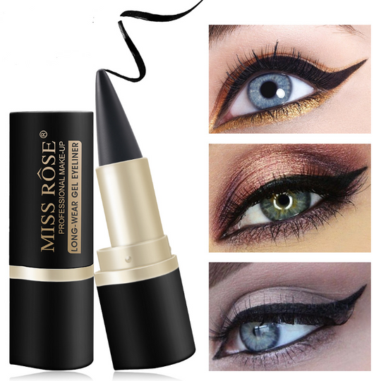 Waterproof Black Eyeliner Liquid Eye Liner Pen Pencil Gel Beauty Makeup Cosmetic Eyelashes Waterproof Eye Liner Makeup Tool.