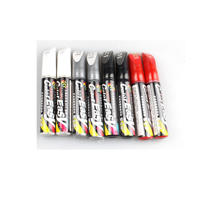 Scratch repair car paint artifact