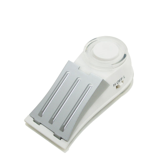 Hotel Door Stopper With Flashing Burglar Alarm.
