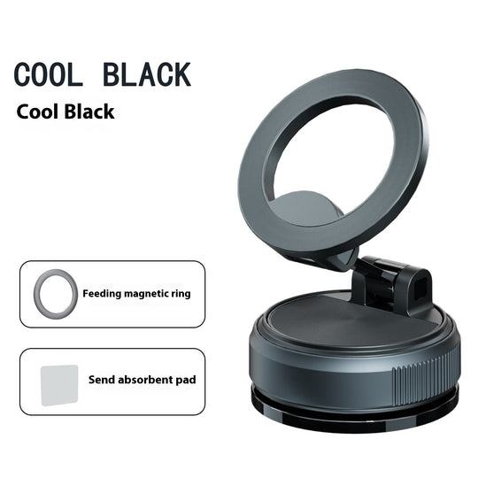 360° Adjustable Vacuum Magnetic Phone Holder for Car/Gym/Mirror/Shower, Ultra-Strong Suction Cup - Universal Car Mount for All Smartphones & Vehicles