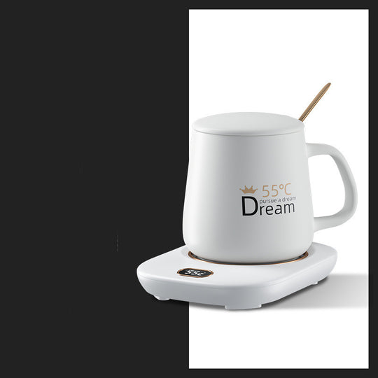 USB Cup Heater Smart Thermostatic Heating Plate 3 Temperature Adjustment Heating Coaster Heater Pad For Tea Coffee Milk Gift Set.