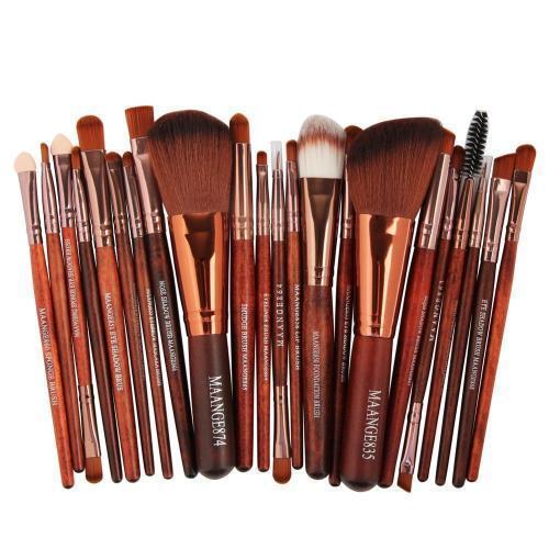 22 Piece Cosmetic Makeup Brush Set.