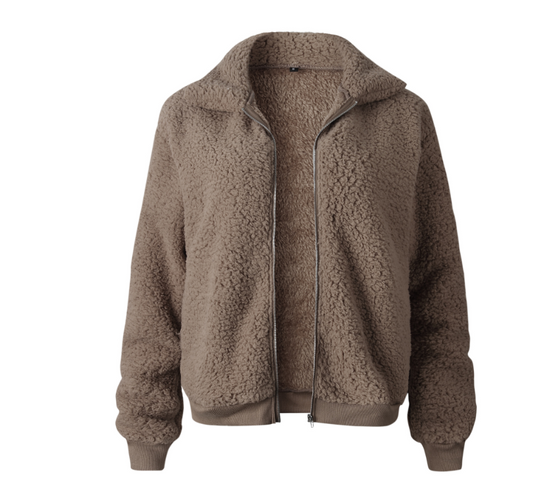 women's long-sleeved Sherpa Jacket
