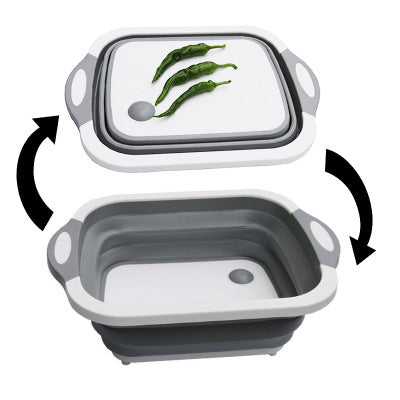 Plastic Multifunctional Folding Cutting Board.