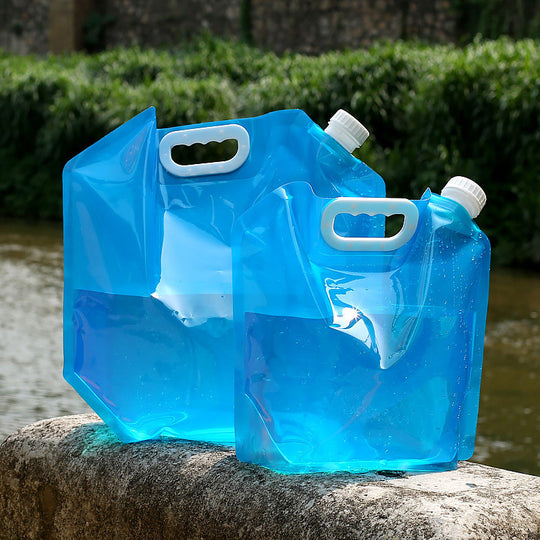 PVC Outdoor Camping Hiking Foldable Portable Water Bags Container.