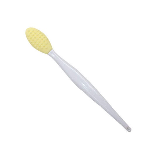 Silicone nose cleaning brush.