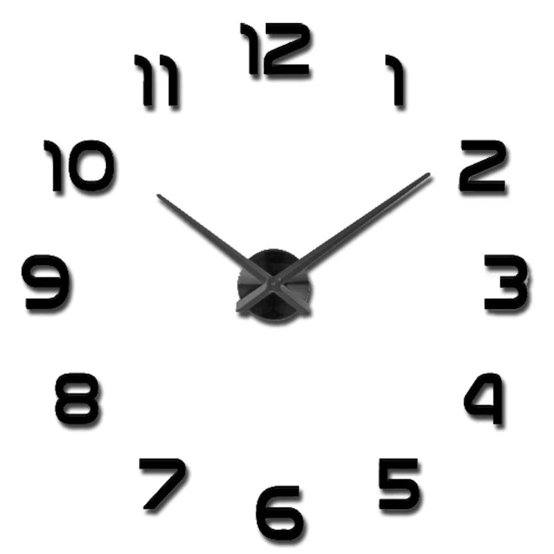 Creative Diy Clock Wall Clock Living Room Home