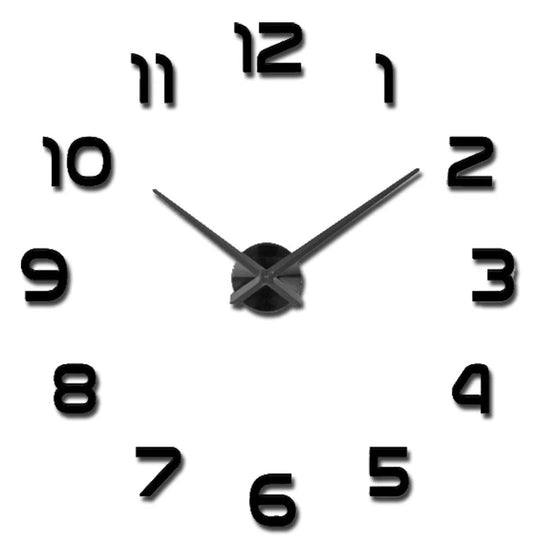 Creative Diy Clock Wall Clock Living Room Home