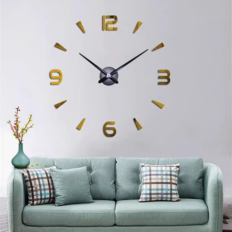 Creative Diy Clock Wall Clock Living Room Home