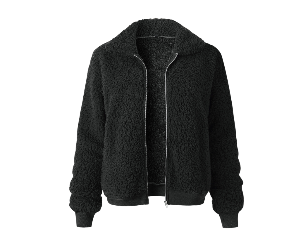 women's long-sleeved Sherpa Jacket