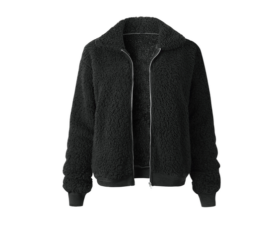 women's long-sleeved Sherpa Jacket