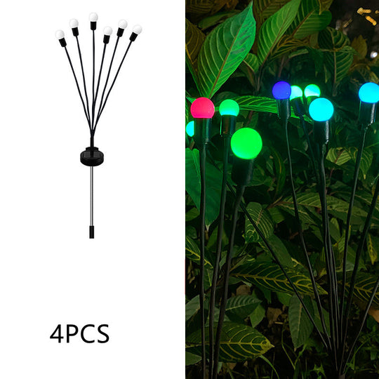 Outdoor Garden Lights: Firefly Solar Light for Outdoor Garden Decoration.