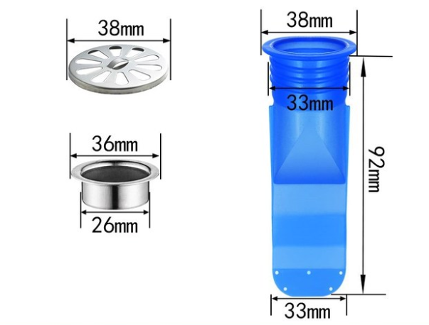 Floor Drain, Deodorant, Anti-overflow Silicone.