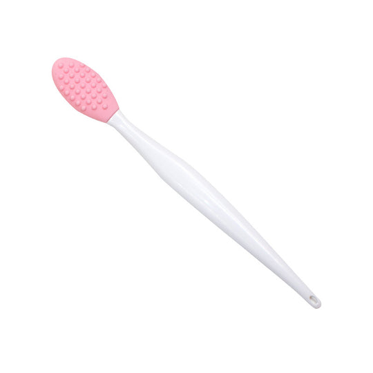 Silicone nose cleaning brush.