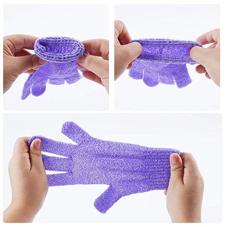 Bath Gloves Powerful Double Sided Exfoliating Bath Towel.