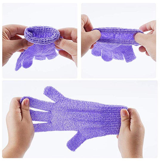 Bath Gloves Powerful Double Sided Exfoliating Bath Towel.