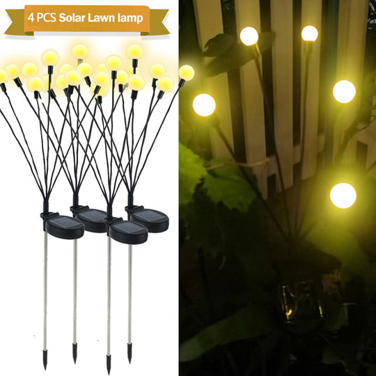 Outdoor Garden Lights: Firefly Solar Light for Outdoor Garden Decoration.