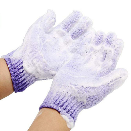 Bath Gloves Powerful Double Sided Exfoliating Bath Towel.