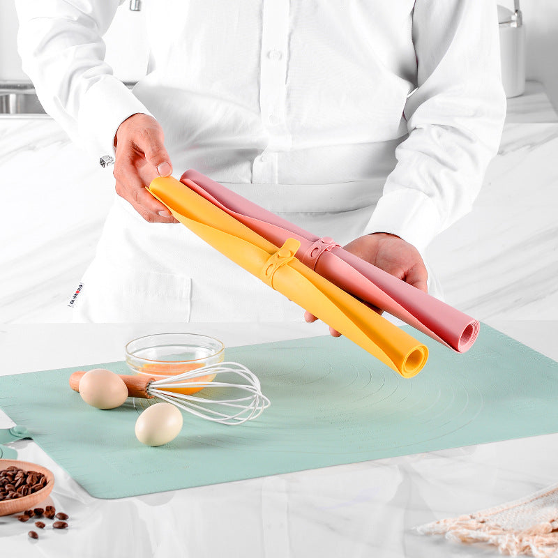 New Large Silicone Band Scale Non-slip Dough Rolling Pad.