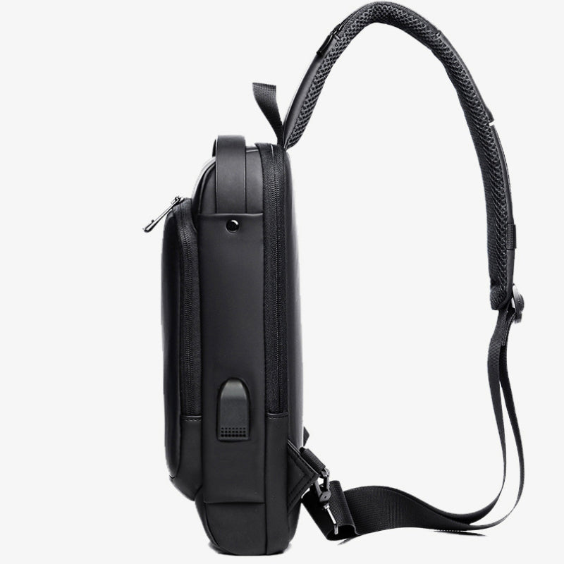 Rechargeable Password Anti-theft Large Capacity Diagonal Chest Bag.