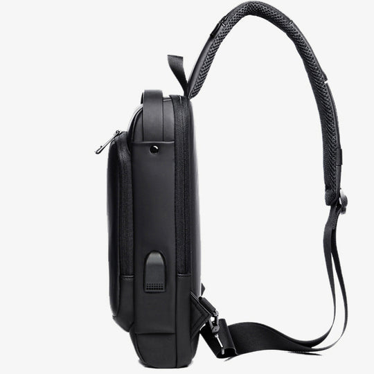 Rechargeable Password Anti-theft Large Capacity Diagonal Chest Bag.