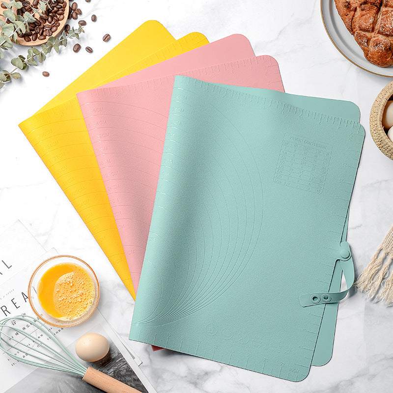 New Large Silicone Band Scale Non-slip Dough Rolling Pad.