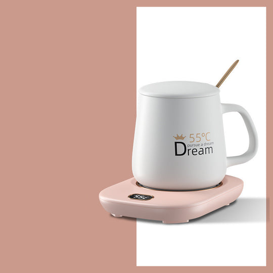 USB Cup Heater Smart Thermostatic Heating Plate 3 Temperature Adjustment Heating Coaster Heater Pad For Tea Coffee Milk Gift Set.
