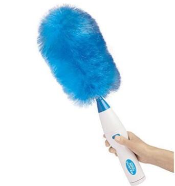 2023 New Electronic Hair Brush Spin Electric Hand Duster Motorized Dust Baguette Eliminates Dust House Clean Brush.