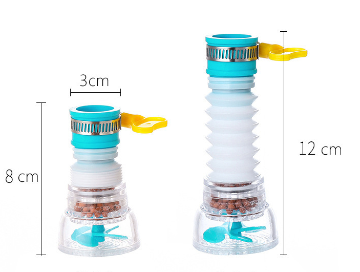 Faucet rotating drainer medical stone filter shower.