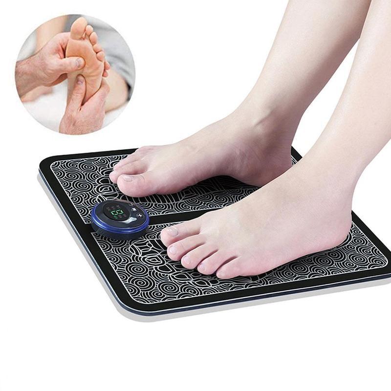 Electric EMS Foot Massager Pad Feet Muscle Stimulator Leg Reshaping Foot Massage Mat Relieve Ache Pain Health Care.