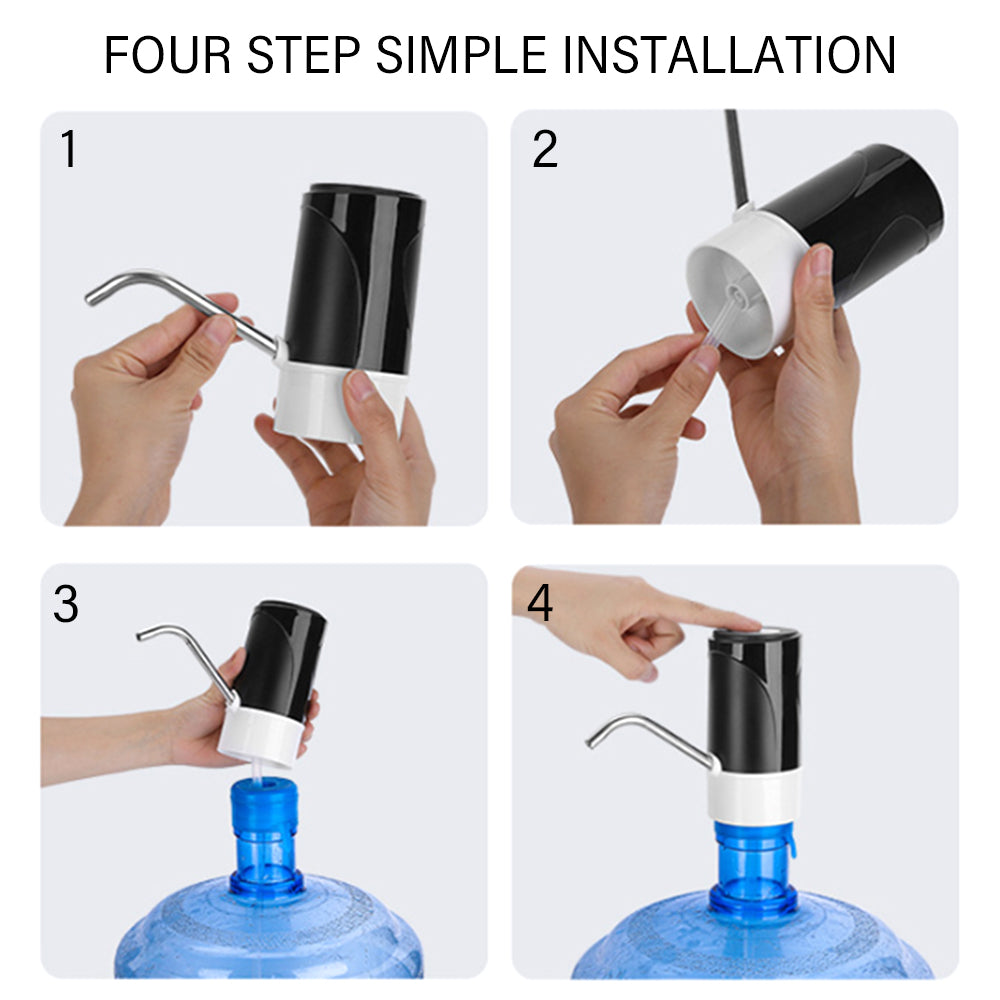 Electric Water Dispenser Water Pressure Device USB Rechargeable Water Pump.