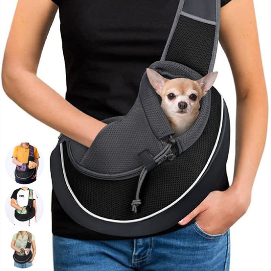 Carrying Pets Bag Women Outdoor Portable Crossbody Bag For Dogs Cats.
