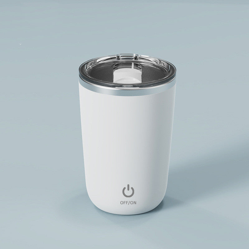 400ml Automatic Self Stirring Mug Coffee Milk Juice Mixing Cup Electric Stainless Steel Lazy Rotating Mug Magnetic Stirring Cup Kitchen Gadgets