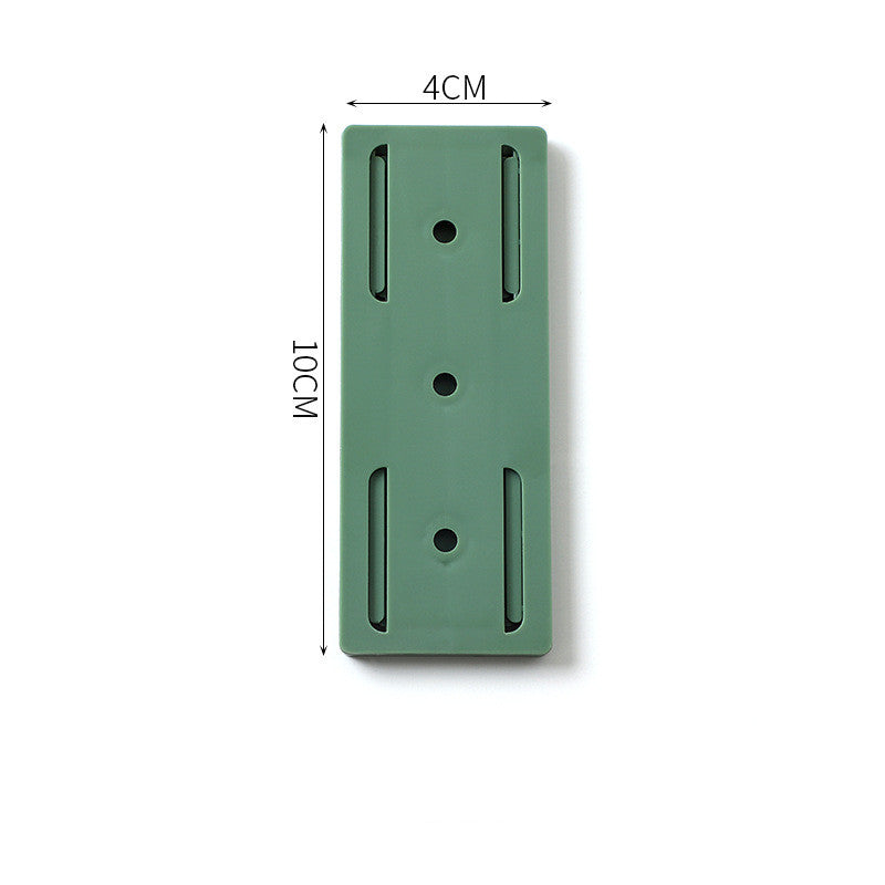 Self-adhesive Wall Hook Socket Storage Holder Socket Organizer Fixer Powerful Traceless Wall-mounted Cable Seamless Strip Hold.