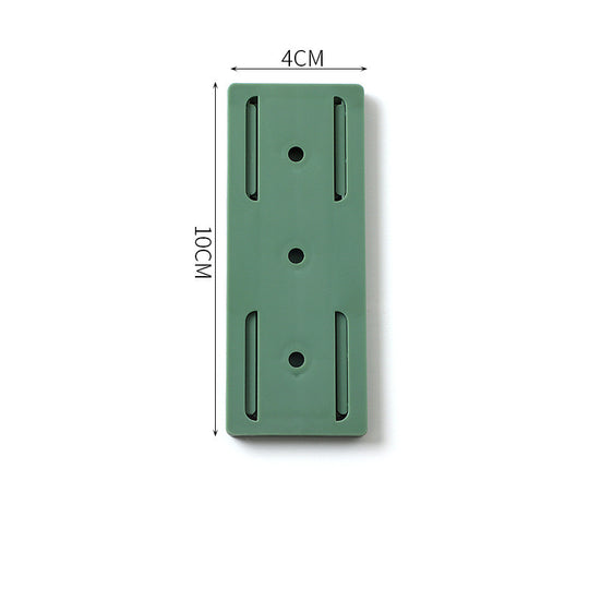 Self-adhesive Wall Hook Socket Storage Holder Socket Organizer Fixer Powerful Traceless Wall-mounted Cable Seamless Strip Hold.